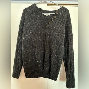 Madewell Sweater, Size Medium, V Neck With Buttons